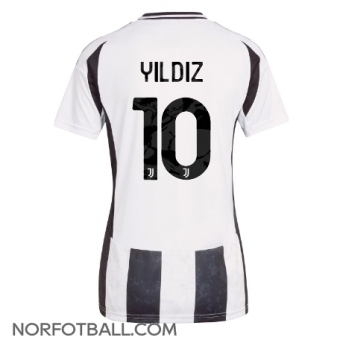 Billige Fotballdrakt Juventus Kenan Yildiz #10 Replika Hjemmedrakt Dame 2024-25 Kortermet